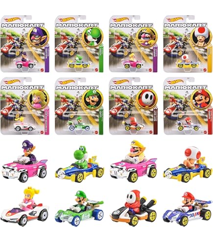 Hot Wheels マリオカート 8台入り BOX販売 987A-GBG25 Amazon | ホットウィール(Hot Wheels) マリオカート アソート